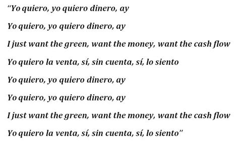 dinero lyrics|dinero lyrics translate.